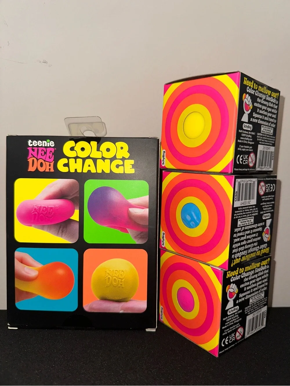 NeeDoh Color Change Squishy TRIO & QUAD BUNDLE - NWT (7 items total)